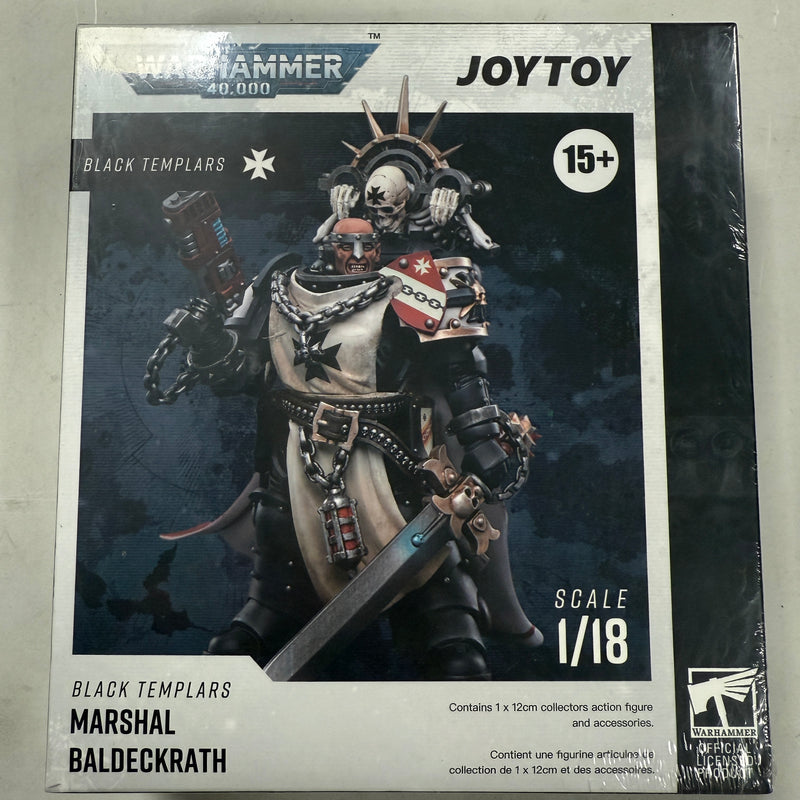 JOYTOY 1/18 Warhammer Black Templars Marshal Baldeckrath