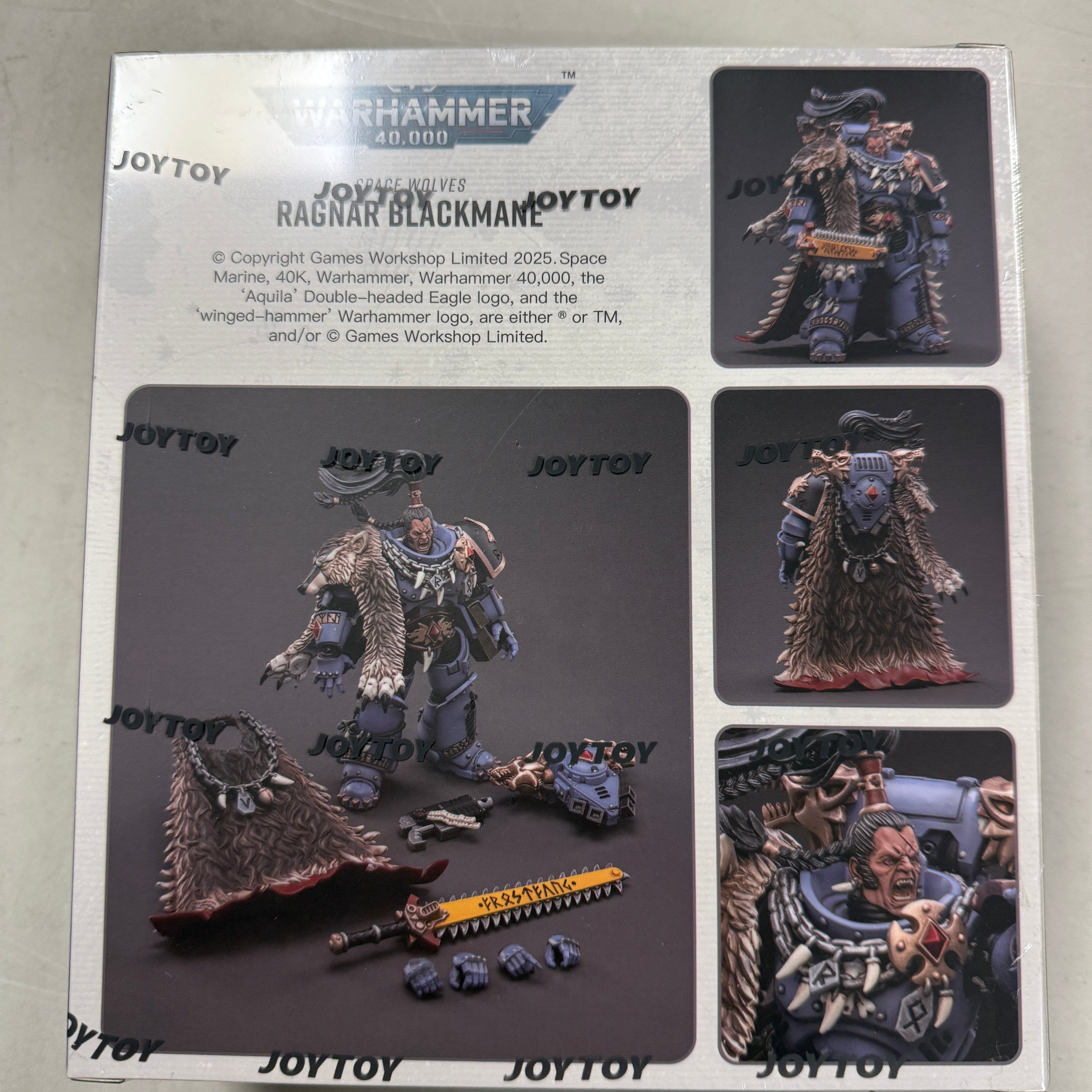 JOYTOY 1/18 Warhammer Space Wolves Ragnar Blackmane