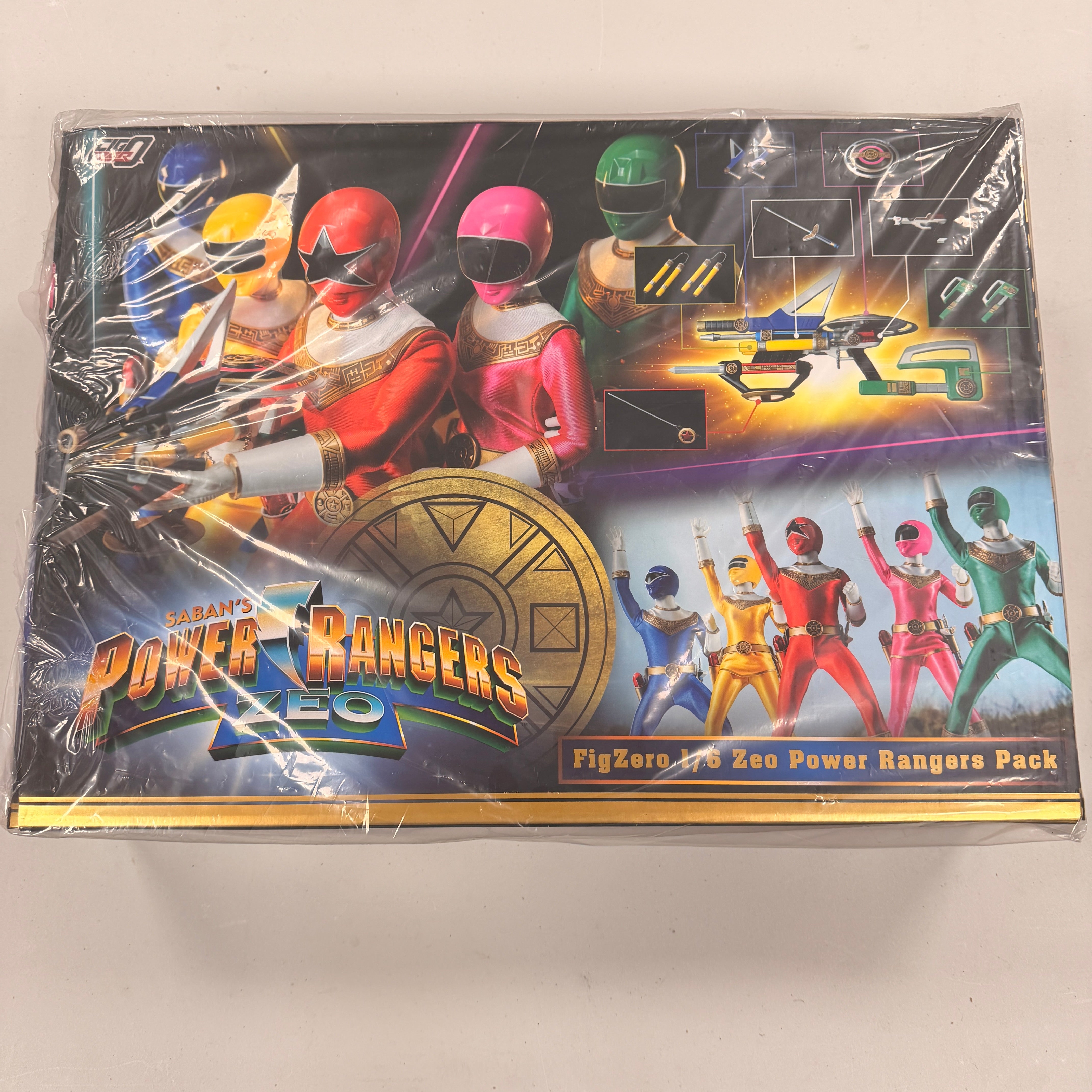 THREEZERO Power Rangers Zeo FigZero 1/6 Zeo Power Rangers 5 Pack