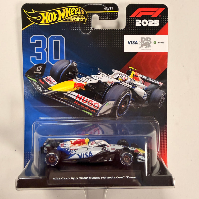 Hot Wheels Premium Formula 1 2025 Visa Cash App Racing Bulls F1 Team #30