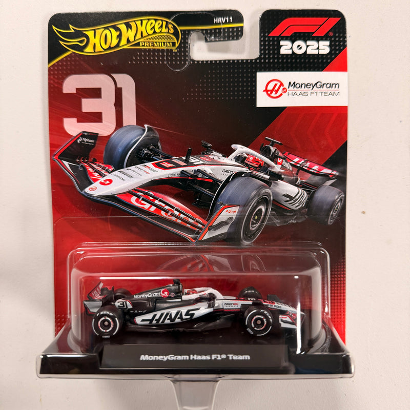 Hot Wheels Premium Formula 1 2025 Moneygram Haas F1 Team #31