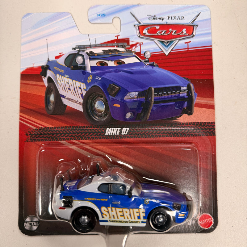 Disney Cars Die Cast Sheriff Mike 07