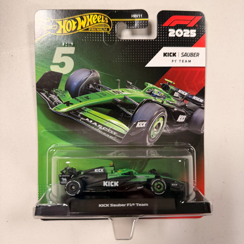 Hot Wheels Premium Formula 1 2025 Kick Sauber F1 Team #5 (MAXIMUM 1 PER CUSTOMER)