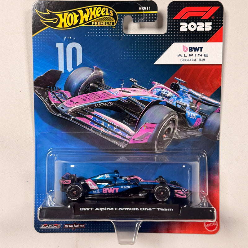 Hot Wheels Premium Formula 1 2025 BWT Alpine Formula One Team #10