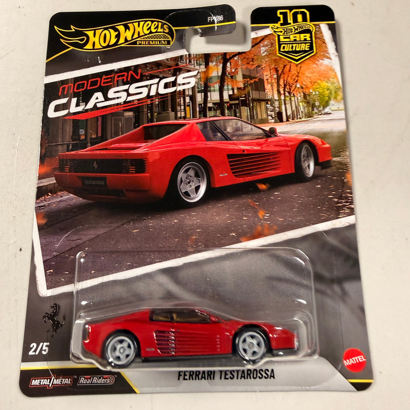 Hot Wheels Premium Car Culture Modern Classics Ferrari Testarossa
