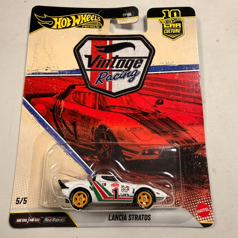 Hot Wheels Premium Car Culture Vintage Racing Lancia Stratos