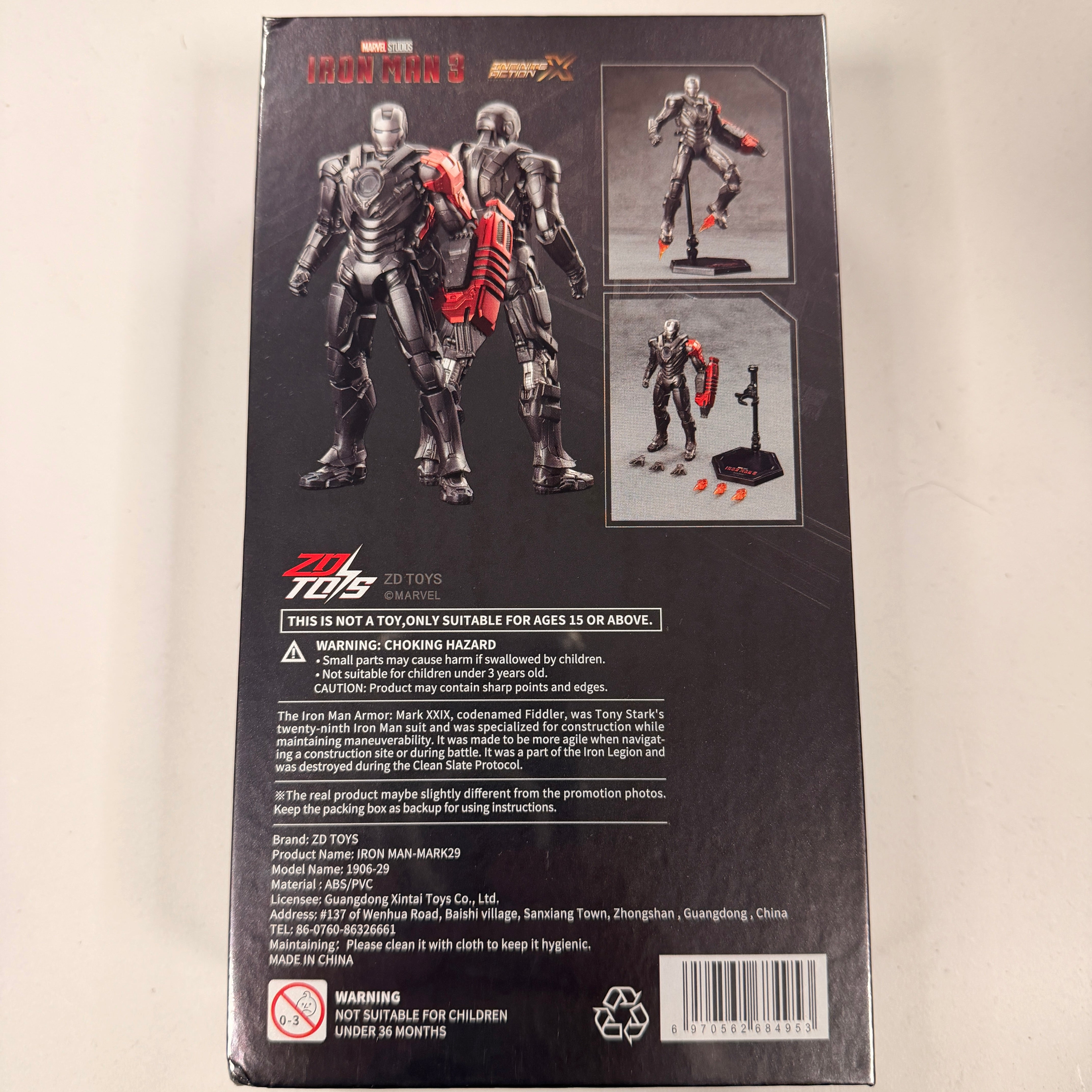 Marvel Infinity Saga ZD Toys Iron Man 3 1/10 Iron Man Mark XXIX