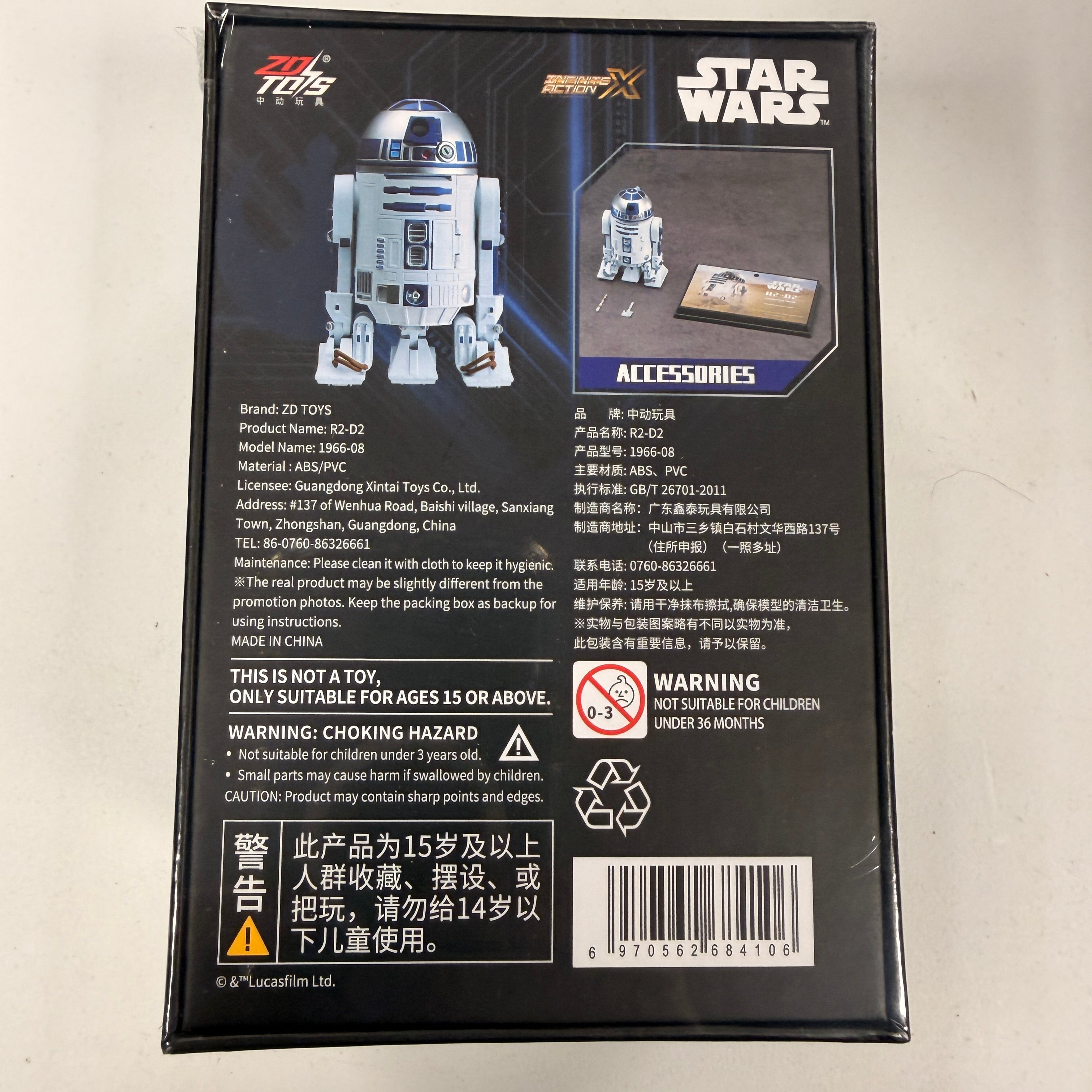 Star Wars ZD Toys 1/10 Scale R2-D2