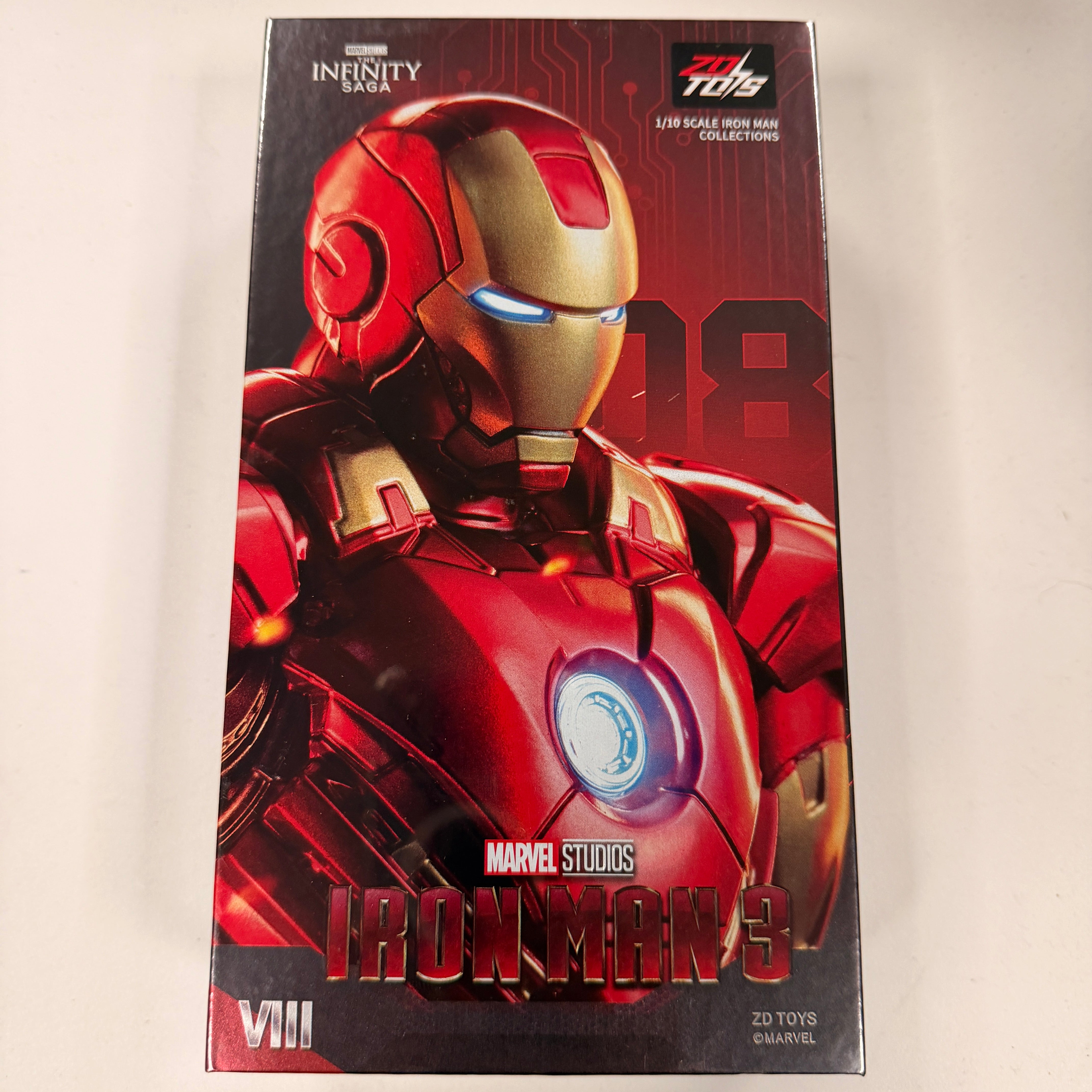 Marvel Infinity Saga ZD Toys Iron Man 3 1/10 Iron Man Mark VIII