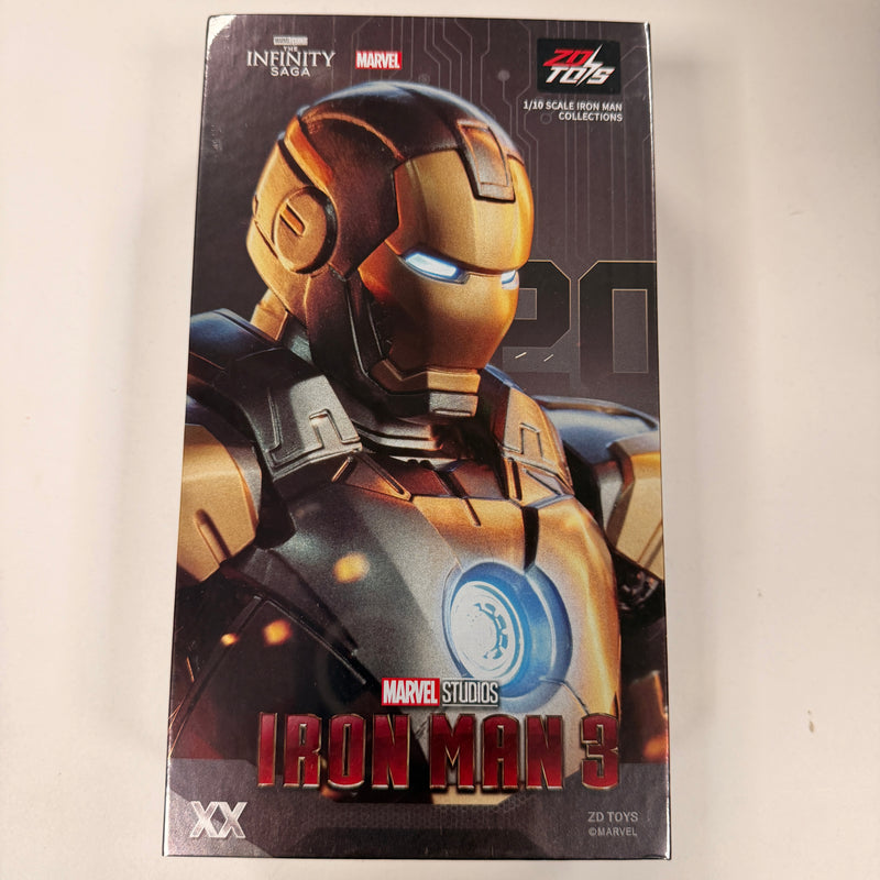 Marvel Infinity Saga ZD Toys Iron Man 3 1/10 Iron Man Mark XX