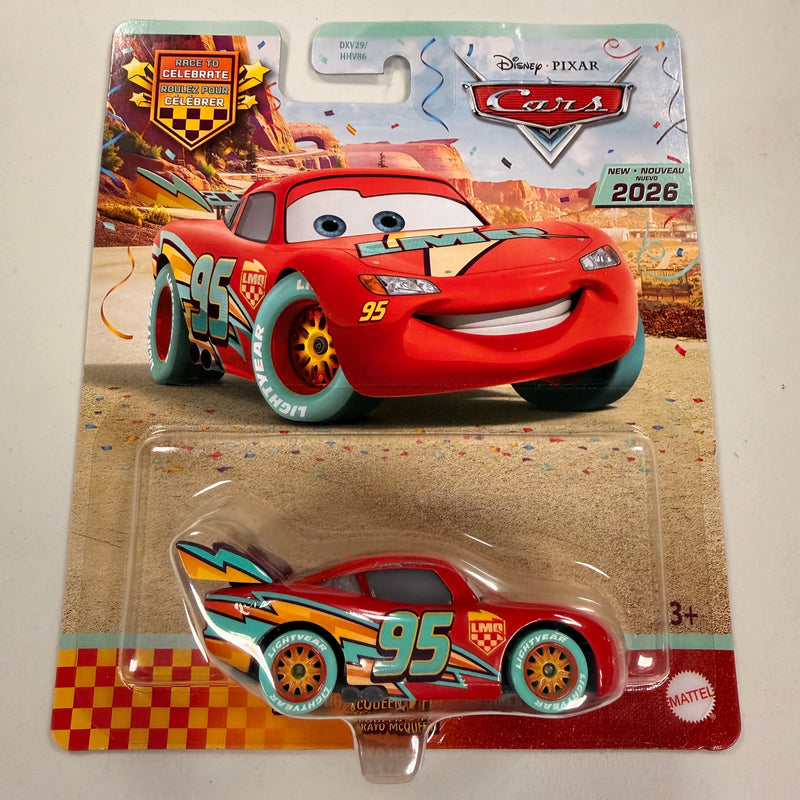 Disney Cars Die Cast Race To Celebrate Lightning McQueen