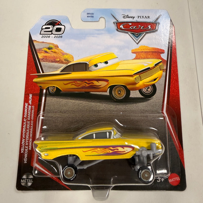 Disney Cars Die Cast Yellow Hydraulic Ramone