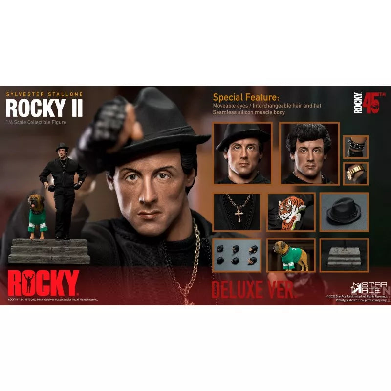 Star Ace Toys Rocky II Deluxe Version 1/6 Scale Collectible Figure Set