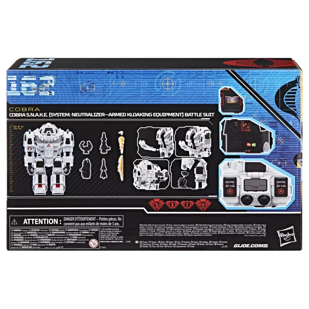 G.I. Joe Classified Series Cobra S.N.A.K.E (System: Neutralizer—Armed Kloaking Equipment) Battle Suit