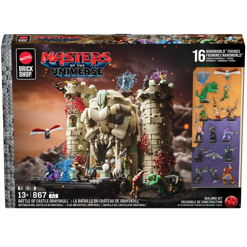 PRE-ORDER Masters of the Universe Movie BrickShop Battle of Castle Greyskull