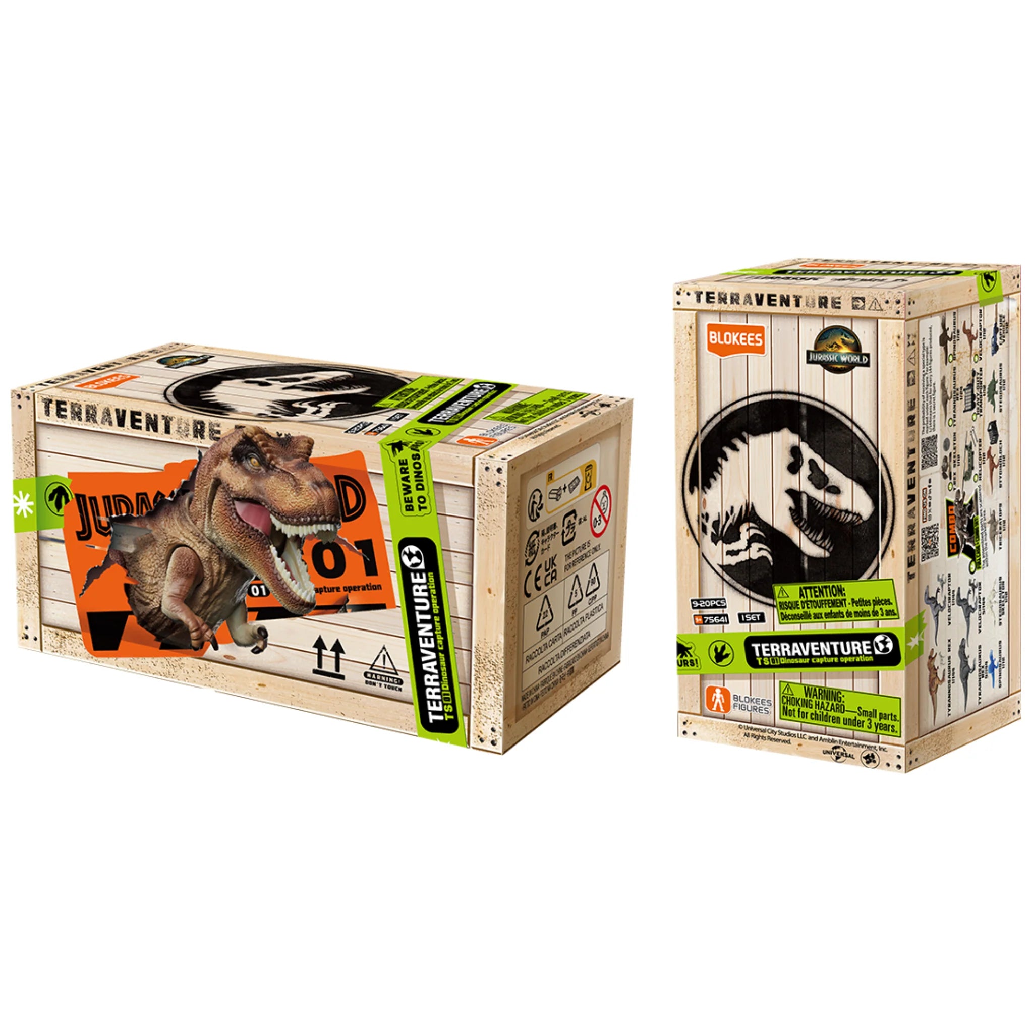 Jurassic World Blokees Terraventure SEALED BOX OF 12