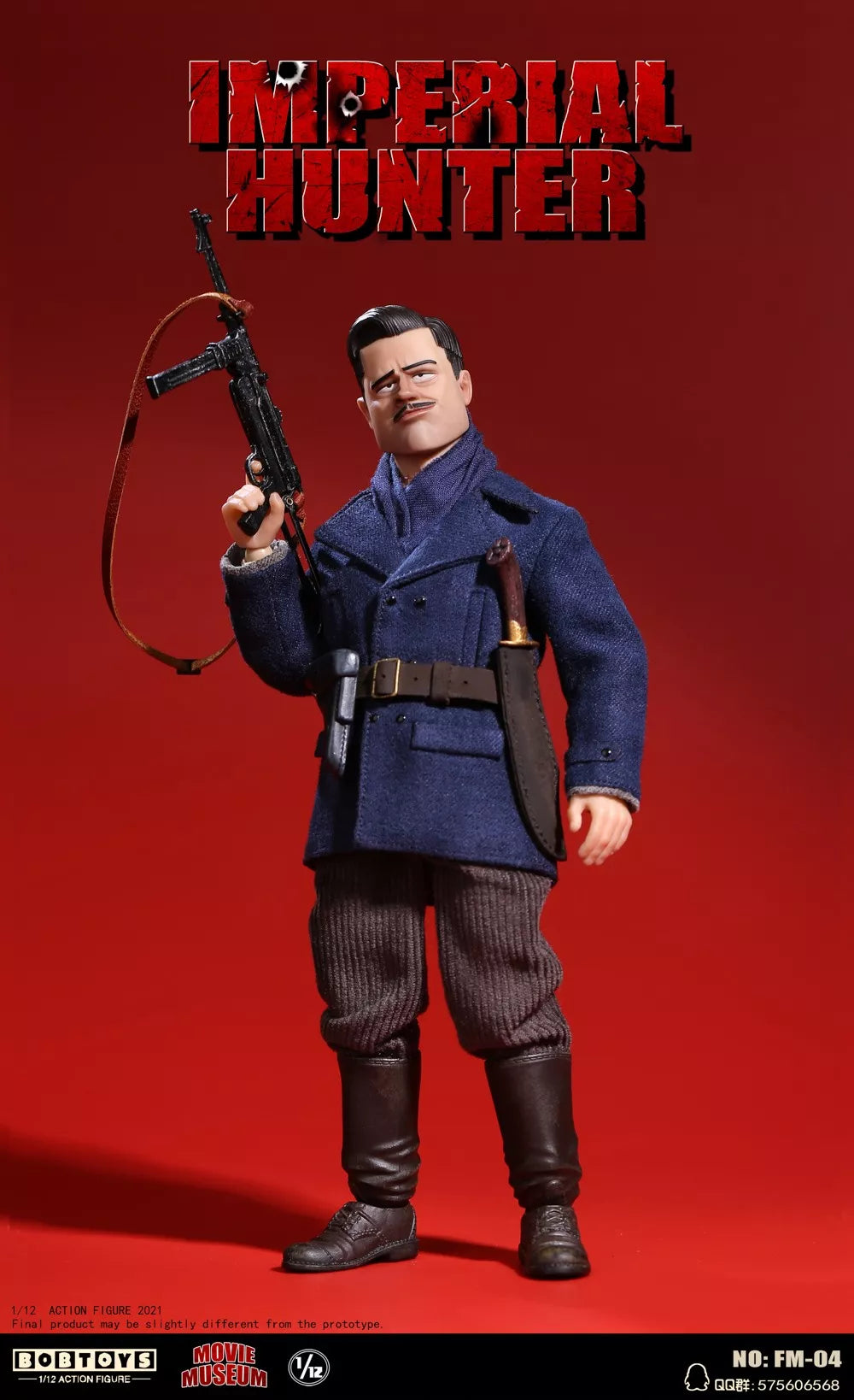 Bobtoys Imperial Hunter 1/12 Action Figure Inglorious Bastards Aldo Raine