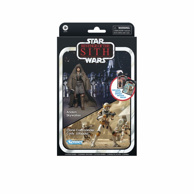 PRE-ORDER Star Wars Vintage Collection (Revenge of the Sith) Anakin Skywalker & Clone Commander Cody (Utapau)