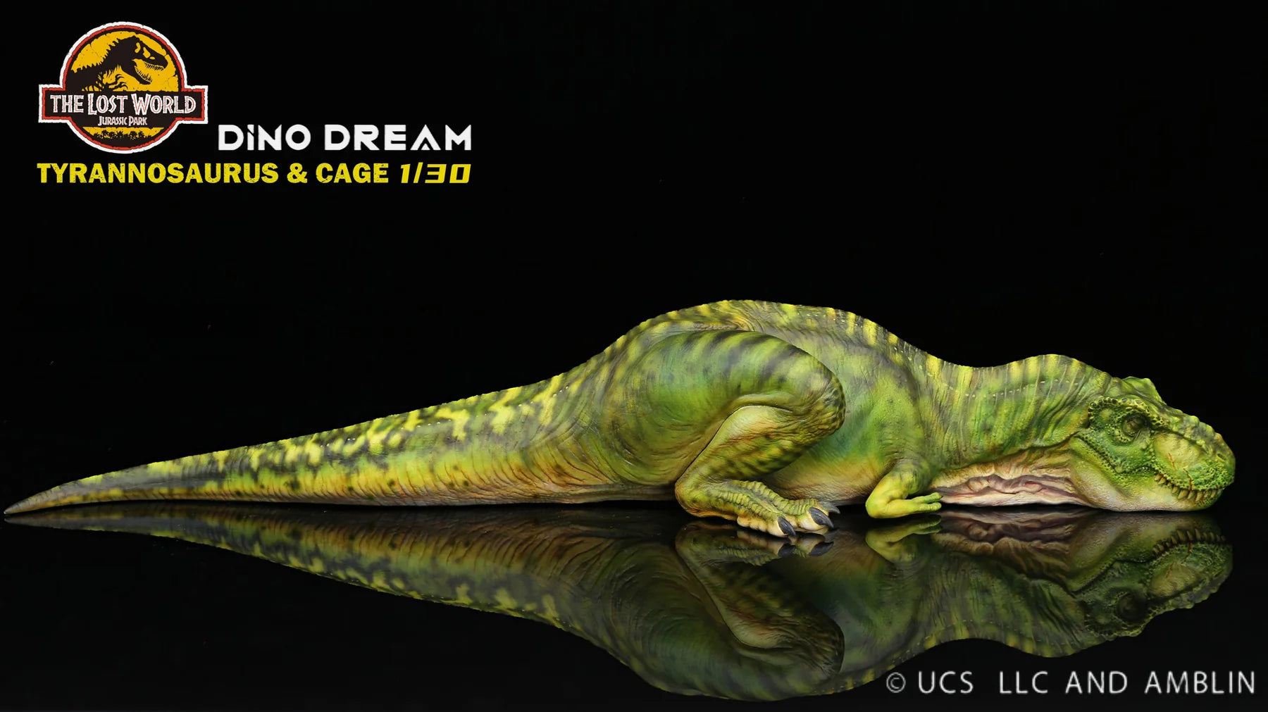 Dino Dream Jurassic Park The Lost World Sleeping T-Rex 1/30 Scale Resin Model