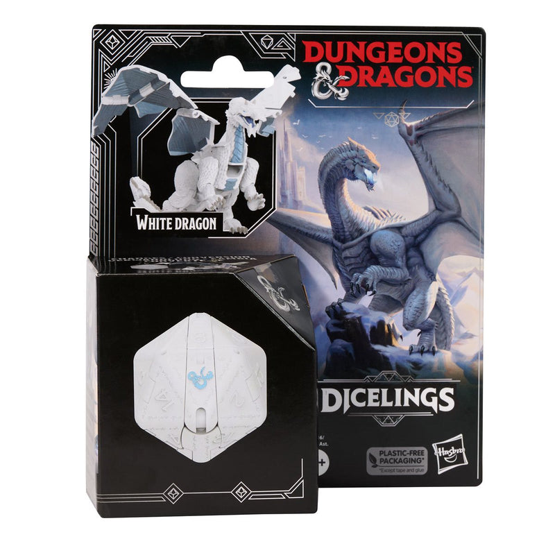 Dungeons and Dragons Dicelings White Dragon