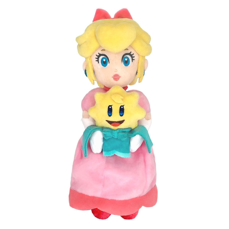 Nintendo Super Mario bros Plush 10" Princess Peach & Stella