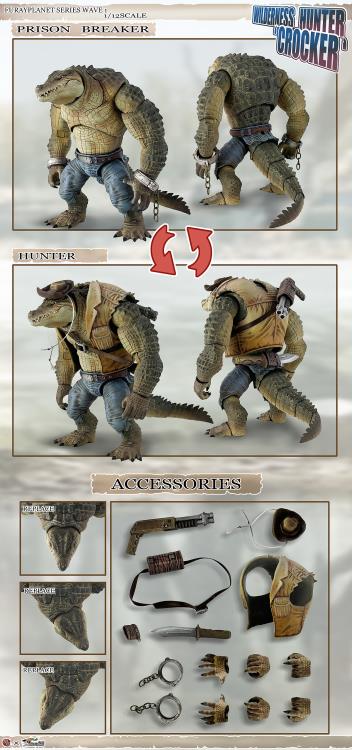Furay Planet Wilderness Hunter Crocker 1/12 Scale Action Figure