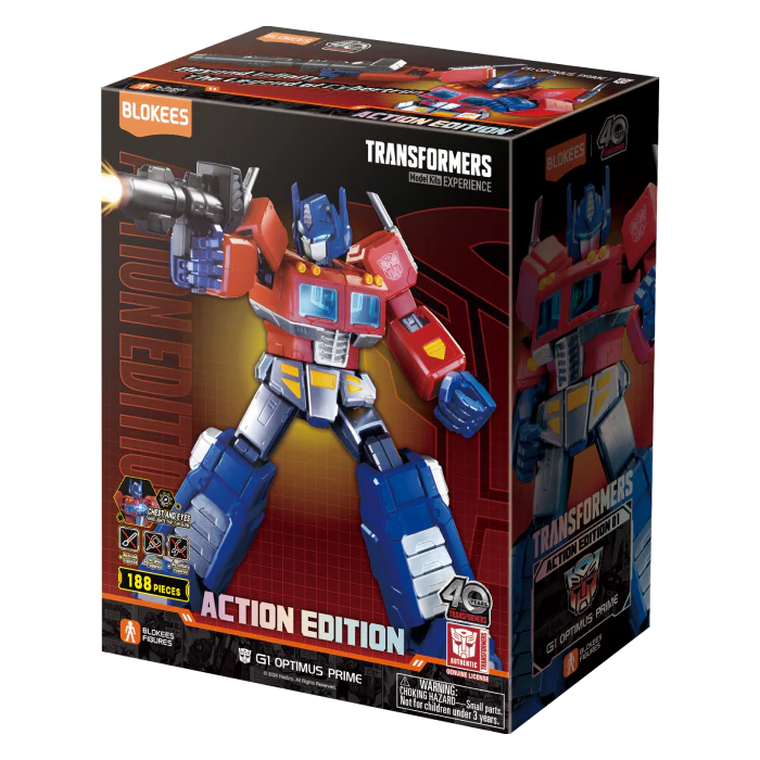 Transformers Blokees Action Edition 01 18cm G1 Optimus Prime