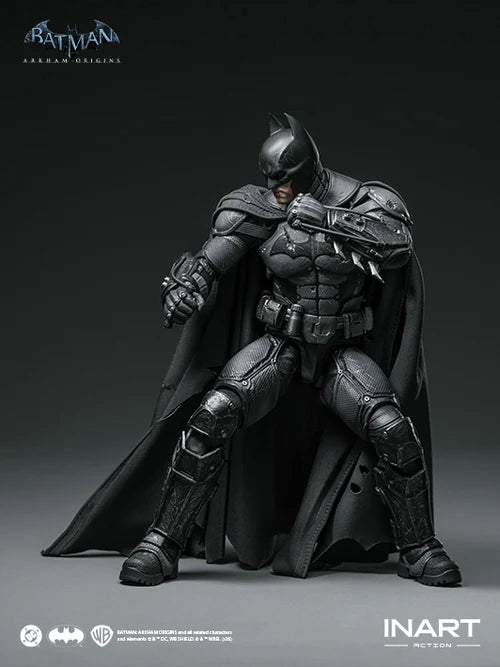 PRE ORDER InArt 1/12 Scale Batman Arkham Origins Batman (Battle Damaged Version) Collectible Figure