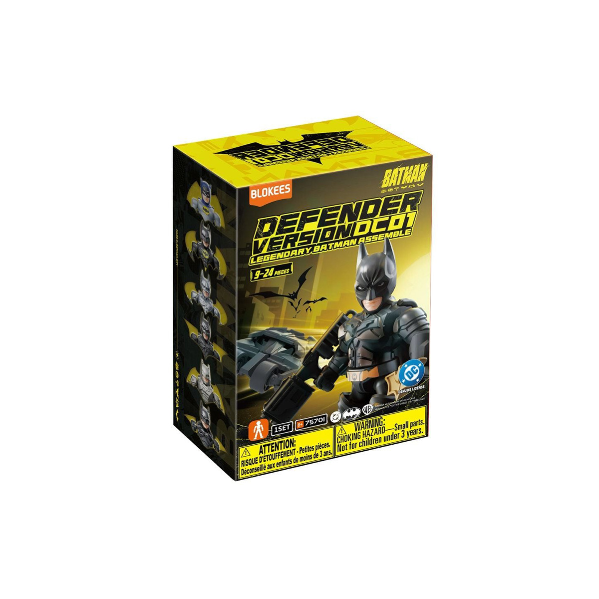 DC Batman Blokees Legendary Batman Assemble Defender Version DC01 SEALED BOX OF 12