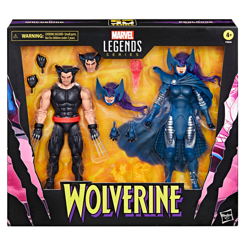 Marvel Legends Wolverine & Psylocke 2 Pack