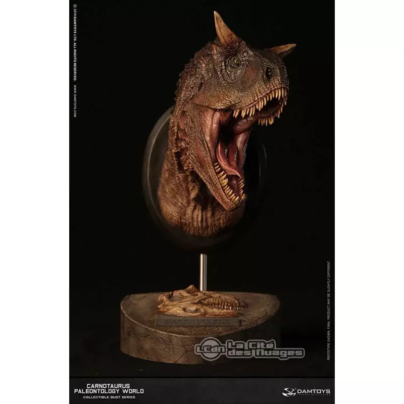 Damtoys Museum Series Paleontology World Carnotaurus Male Collectible Bust