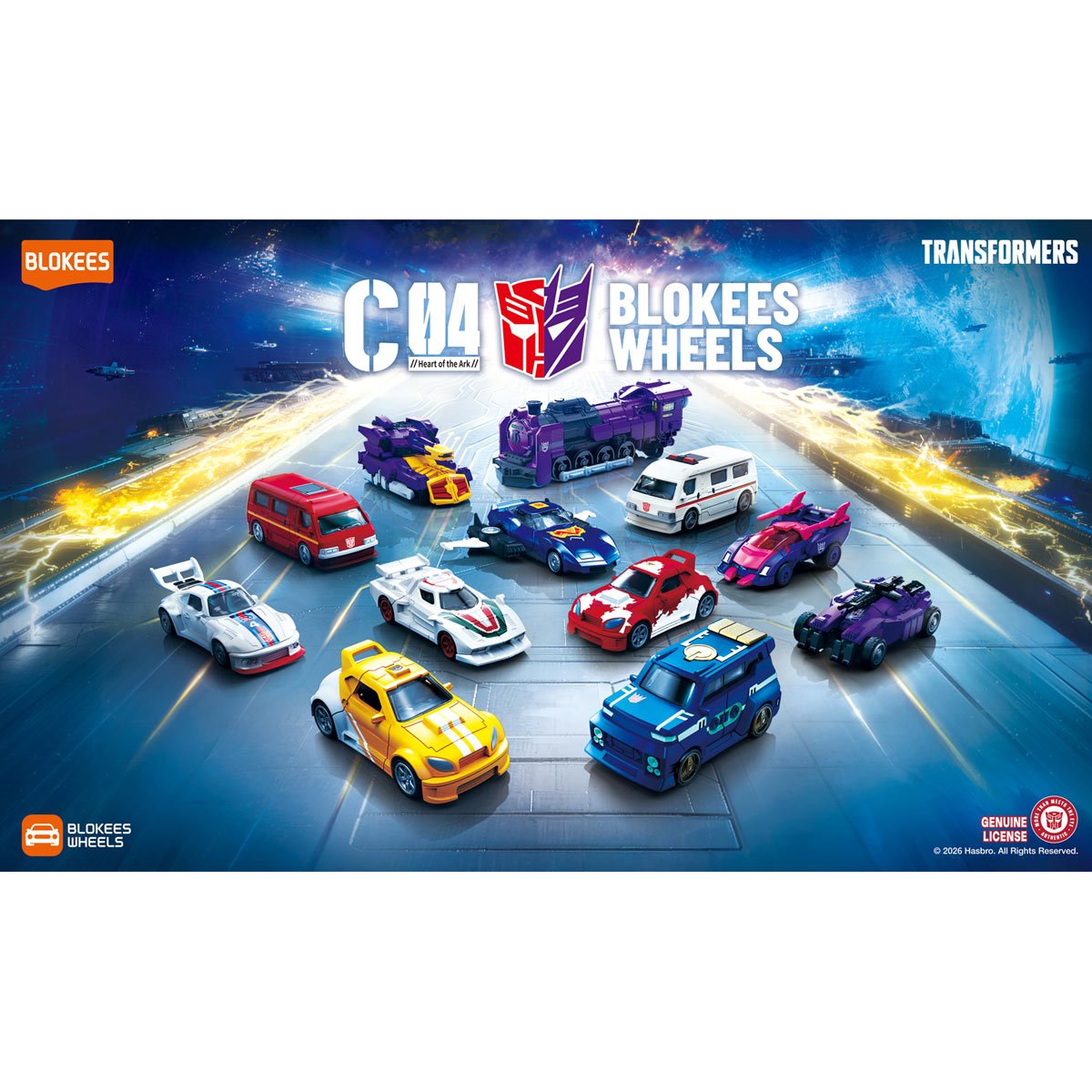 Transformers Blokees Wheels CO-04 Heart Of The Ark SEALED BOX OF 12