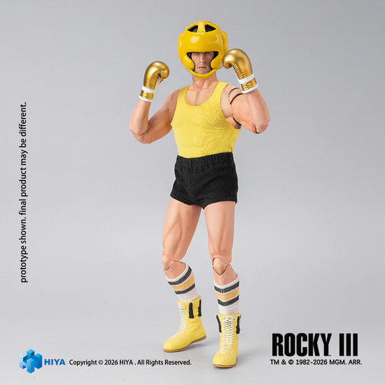 PRE-ORDER HIYA Toys Exquistie Super Series Rocky III Rocky Boxer Version 1/12 Scale Action Figure