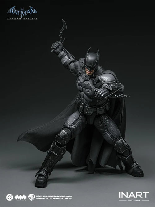 PRE ORDER InArt 1/12 Scale Batman Arkham Origins Batman (Battle Damaged Version) Collectible Figure