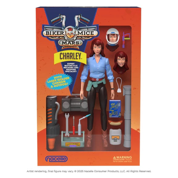 Biker Mice From Mars 7" Figure Wave 2 Charley