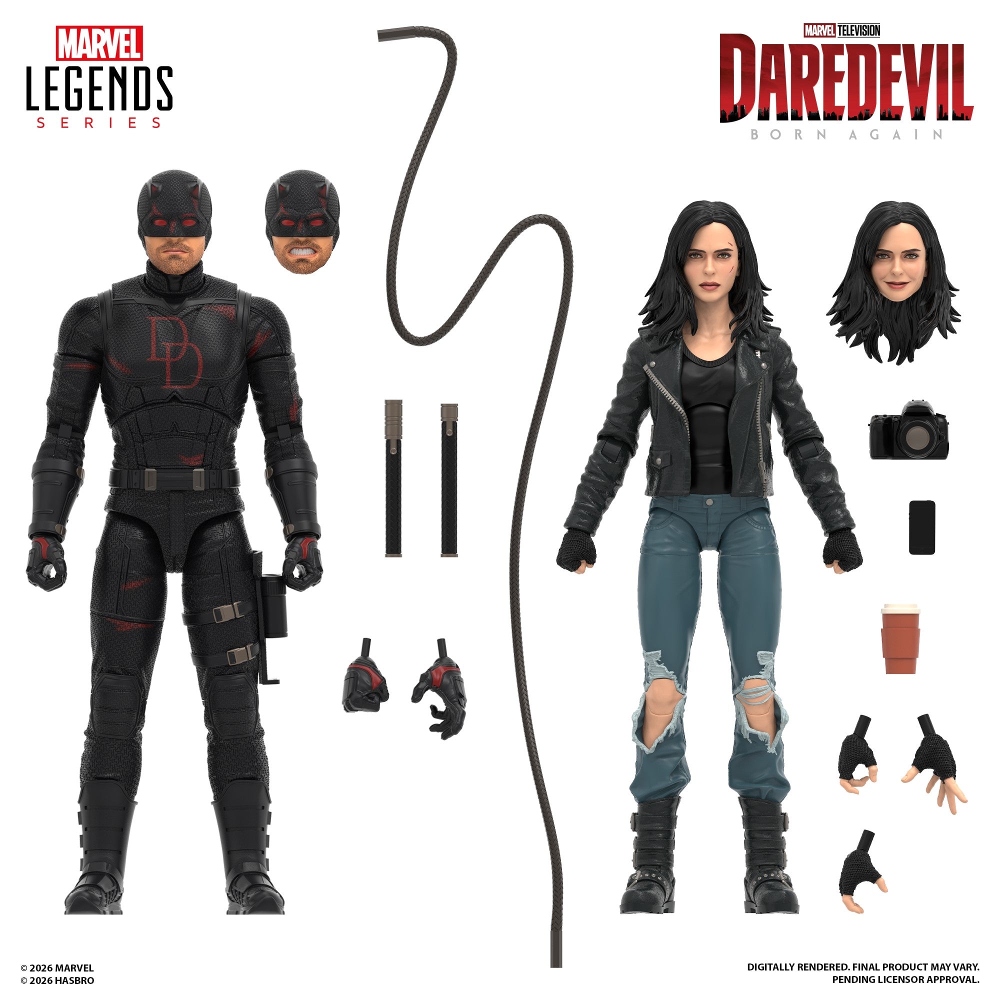 PRE-ORDER Marvel Legends Daredevil & Jessica Jones