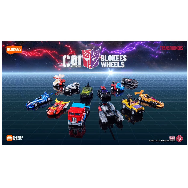 Transformers Blokees Wheels (1:64 Scale) C01 Roll Out SEALED BOX OF 12