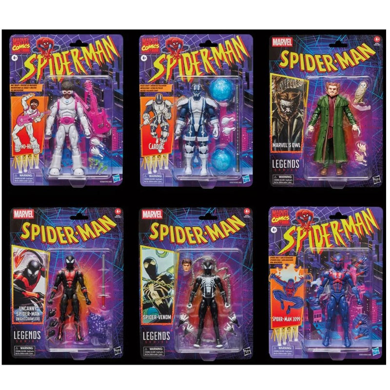 PRE-ORDER Marvel Legends Spider-Man Retro Set of 6