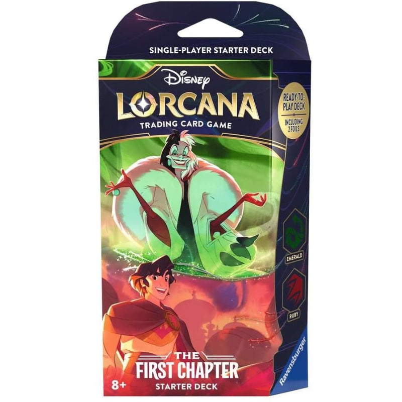 Disney Lorcana The First Chapter Starter Pack - Emerald & Ruby
