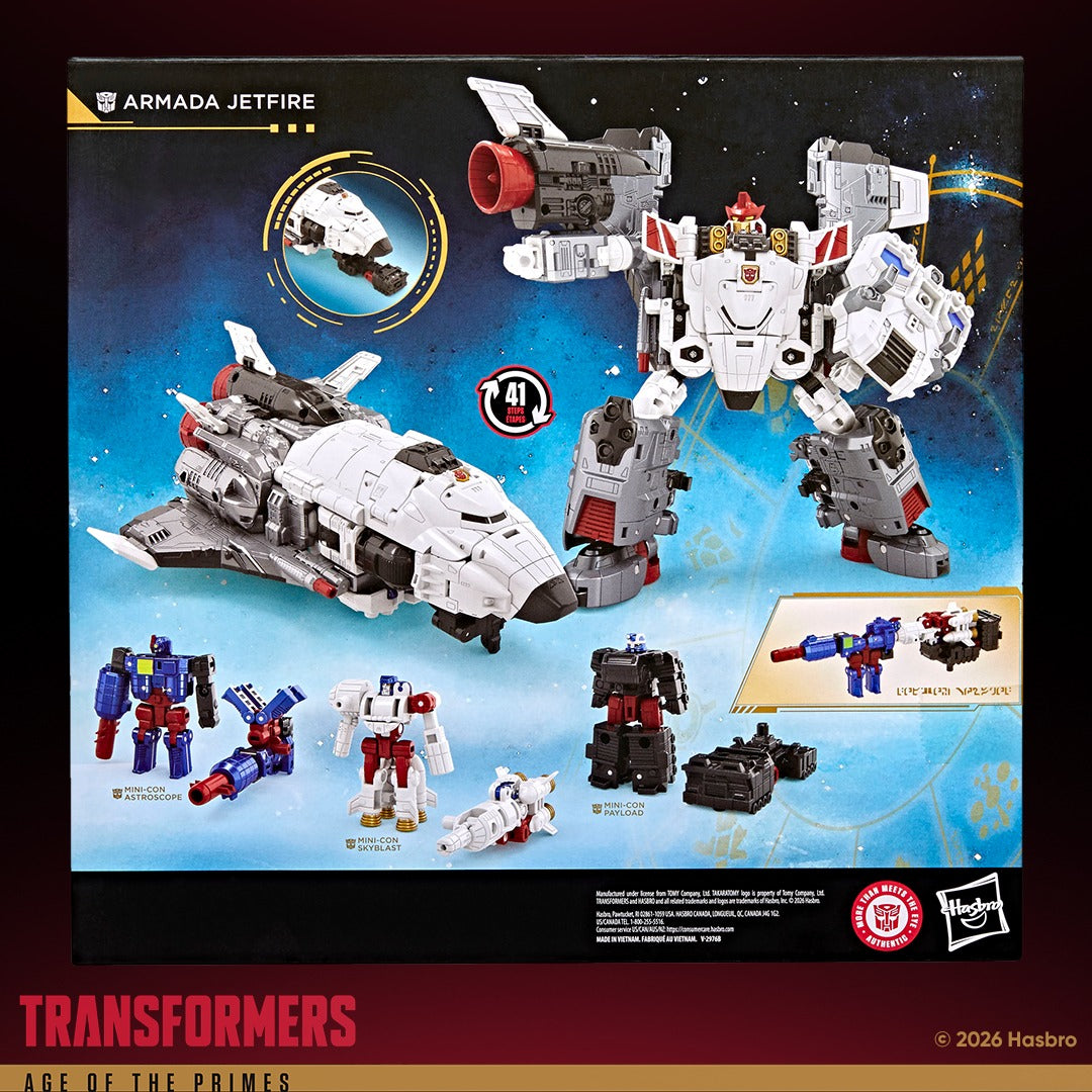 PRE-ORDER Transformers Age Of The Primes Commander Armada Jetfire