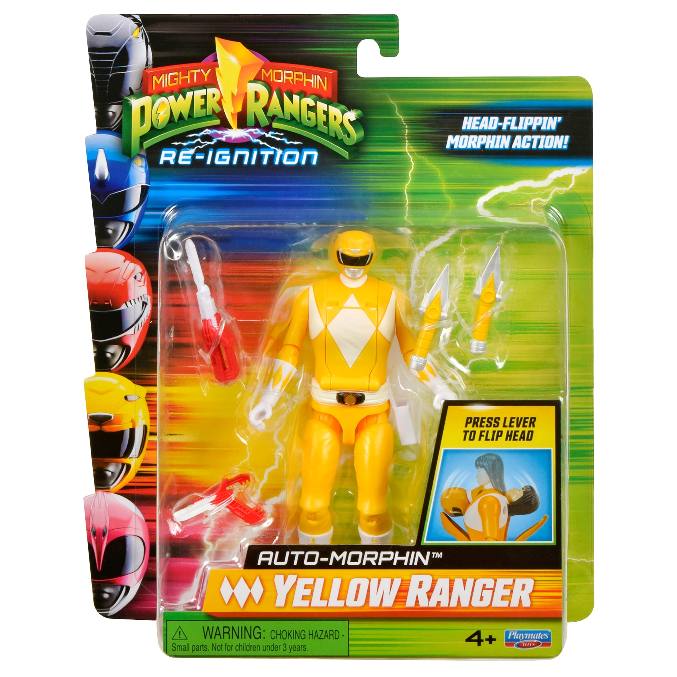 Mighty Morphin Power Rangers Re-Ignition Auto-Morphin Yellow Ranger
