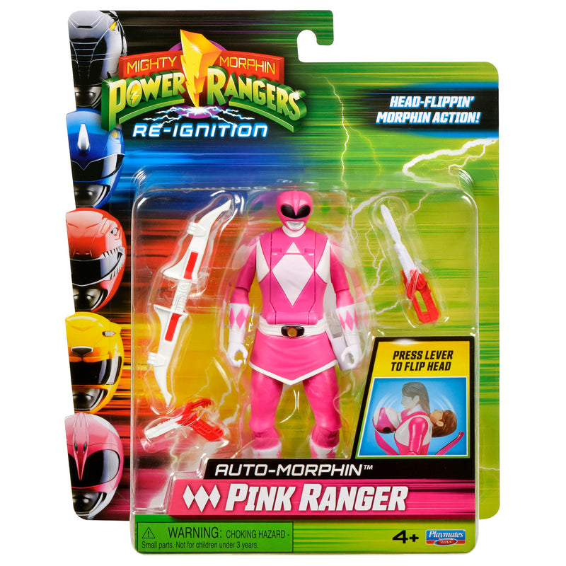 Mighty Morphin Power Rangers Re-Ignition Auto-Morphin Pink Ranger