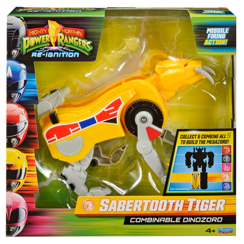 Mighty Morphin Power Rangers Re-Ignition Sabertooth Tiger Combinable Megazord