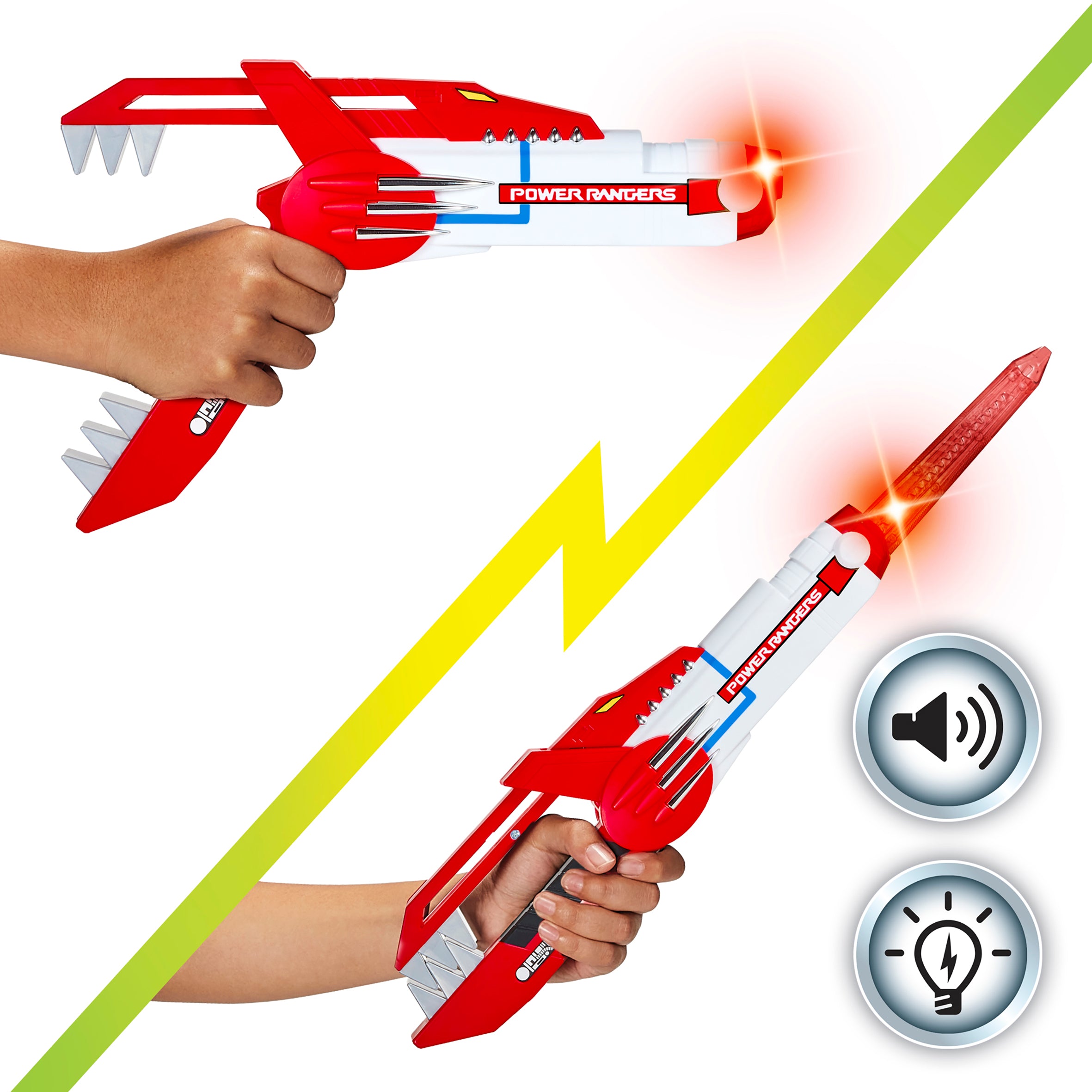 Mighty Morphin Power Rangers Re-Ignition Blade Blaster With Lights & Sounds