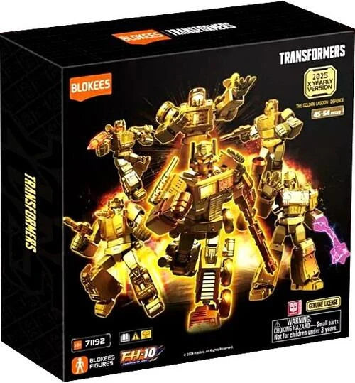Transformers Blokees Golden Lagoon Defense Exclusive 6 Figure Pack