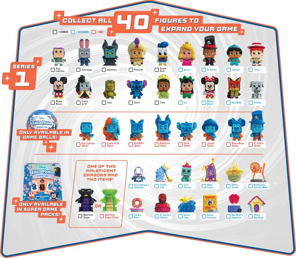 Funko Disney Kingdomania Game Ball Series 1 Box of 12