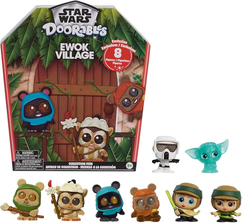 Star Wars Doorables Ewok Village Collection - 8 Figures