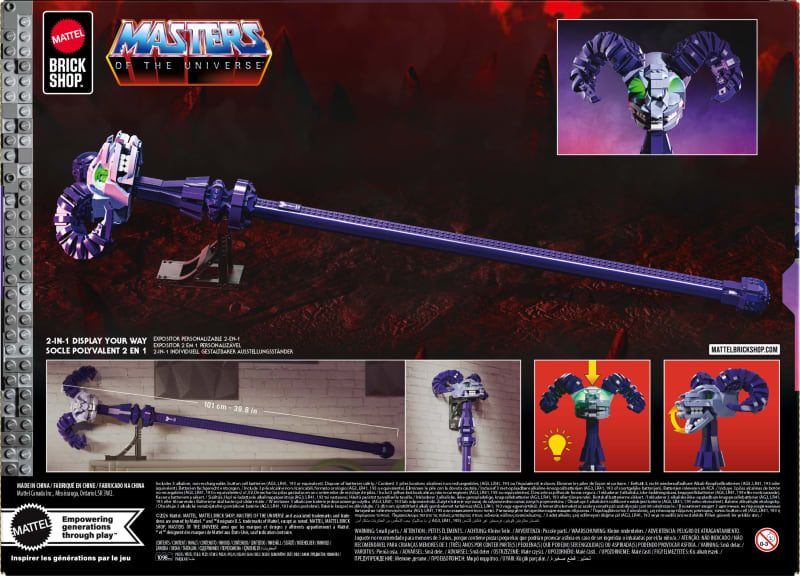 Masters of the Universe Brick Shop Skeletor's Havoc Staff
