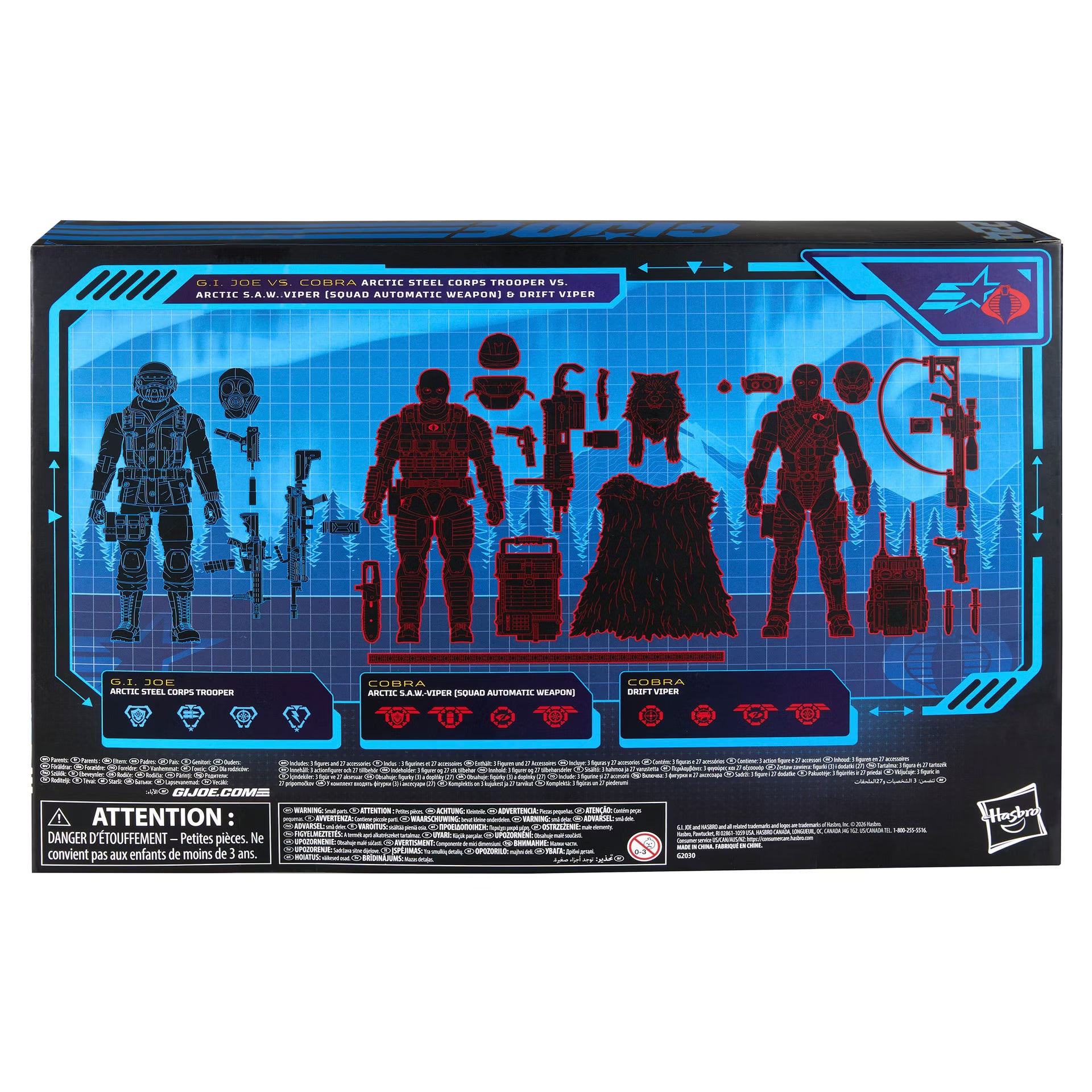 G.I. Joe Classified Series Arctic Battle 3 Pack