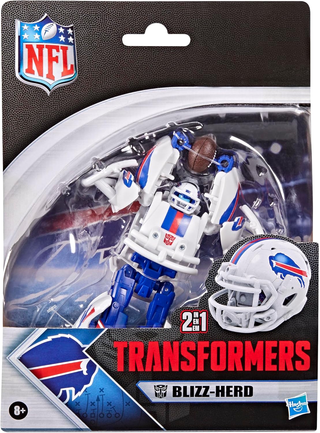 Transformers X NFL Buffalo Bills Blizz-Herd IMPORT STOCK
